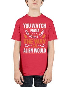 You watch people and stufey them 47# - ufo - Youth Tee Unisex