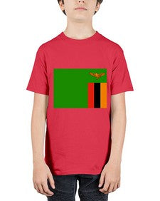 Zambia 2160# - world flags - Youth Tee Unisex