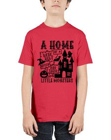a home of a were wolf witch and their little monsters 53# - witch - Youth Tee Unisex