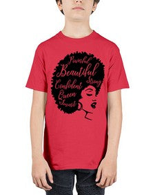 afro woman 23# - black girls or women - Youth Tee Unisex