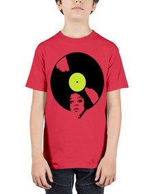 afrovinyl 63# - black girls or women - Youth Tee Unisex