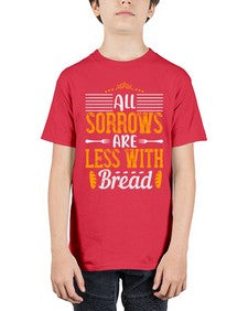 all sorrows are less with bread 16# - cooking - Youth Tee Unisex