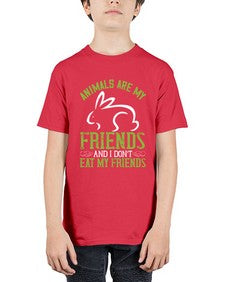 animals are my friends and i dont eat my friendss 560# - vegan - Youth Tee Unisex