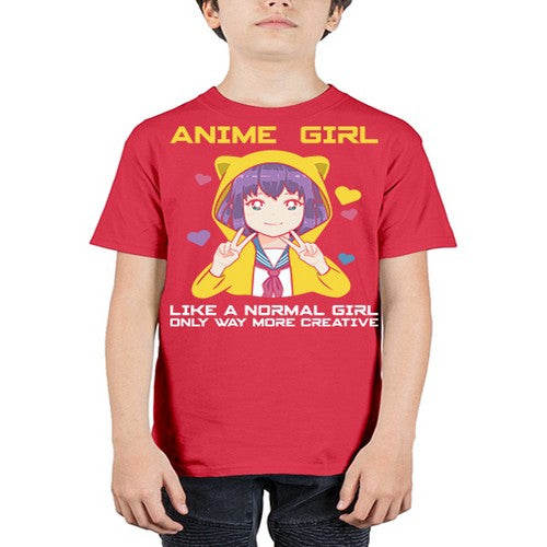 anime girl like a normal girl209# - anime - Youth Tee Unisex