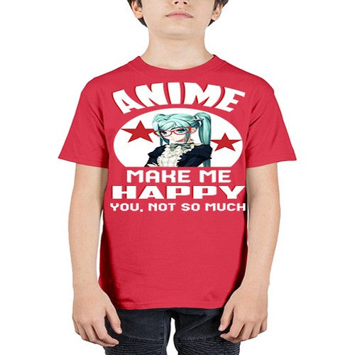 anime make me happy you not so much210# - anime - Youth Tee Unisex