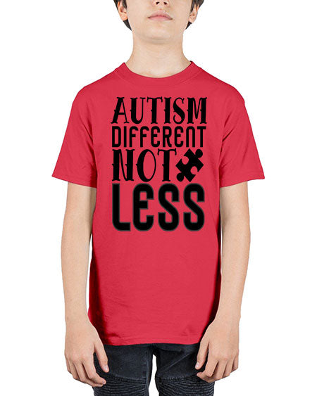 autism different not less 5214# - autism - Youth Tee Unisex