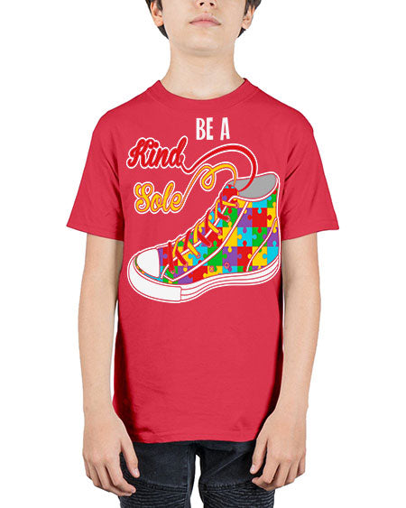 be a kind sole autism 59# - autism - Youth Tee Unisex