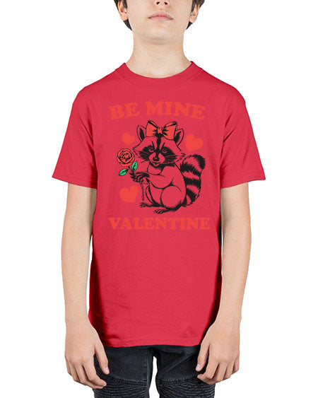 be mine valentine 3# - raccoon - Youth Tee Unisex