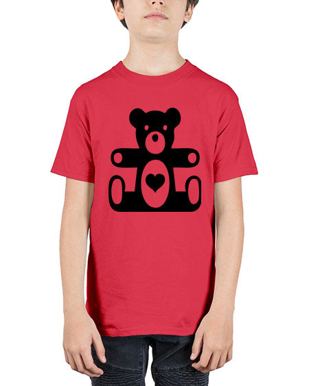 bear with heart 47# - bears - animals - Youth Tee Unisex