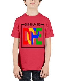 being black is dope 259# - black words and phrases - Youth Tee Unisex