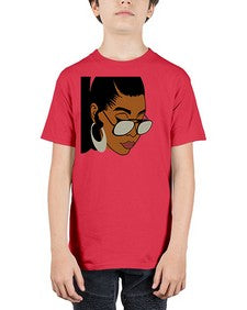 black afro 42# - black girls or women - Youth Tee Unisex
