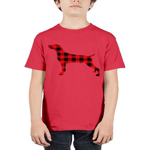 buffalo plaid beagle 63# - dogs - Youth Tee Unisex