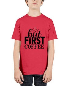 but first coffee 697# - tea - Youth Tee Unisex
