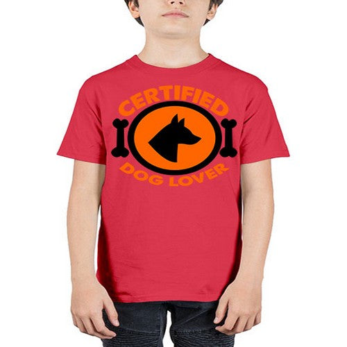 certified dog lover - dogs - Youth Tee Unisex