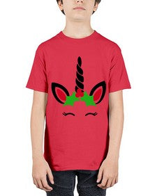 christmas unicorn 81# - unicorn - Youth Tee Unisex