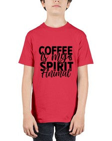 coffee is my spirit animal 820# - tea - Youth Tee Unisex