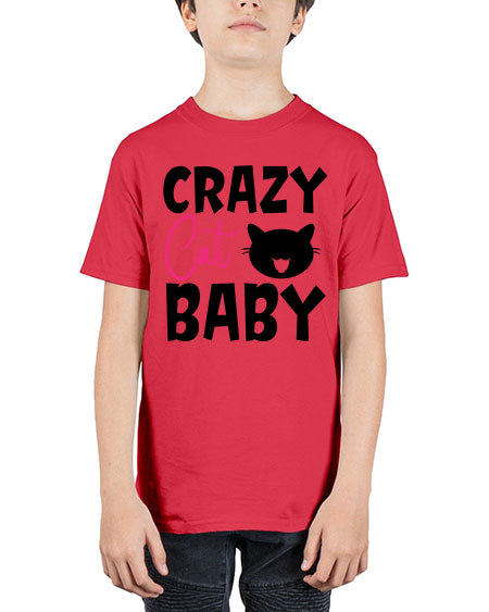 crazy cat baby Style 66# - baby - Youth Tee Unisex