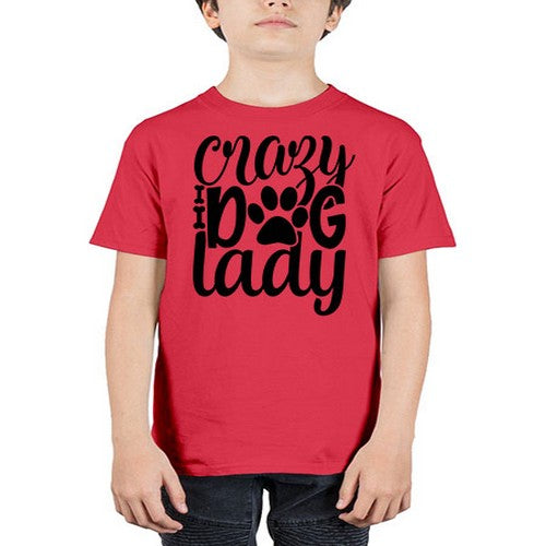 crazy dog lady Style 122# - dogs - Youth Tee Unisex