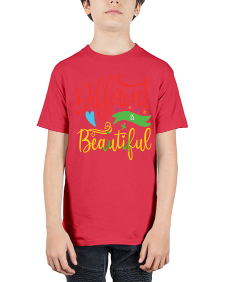 different is beautiful Style 11# - autism - Youth Tee Unisex