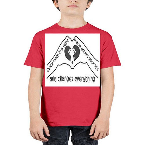dog changes everything 75# - dogs - Youth Tee Unisex