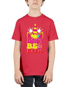 dont be basic 94# - unicorn - Youth Tee Unisex