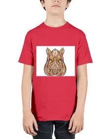 ethnic boar 417# - mandala - Youth Tee Unisex