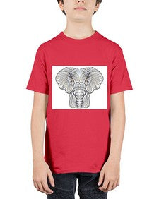 ethnic elefant 422# - mandala - Youth Tee Unisex