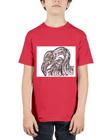 ethnic flamingo 423# - mandala - Youth Tee Unisex