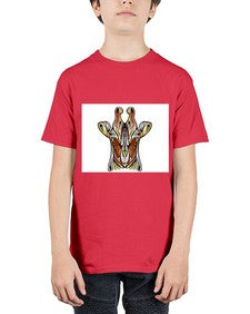 ethnic giraffe 425# - mandala - Youth Tee Unisex
