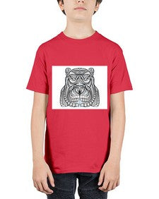 ethnic hippo 426# - mandala - Youth Tee Unisex