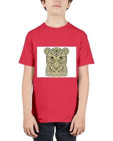 ethnic leopard 429# - mandala - Youth Tee Unisex