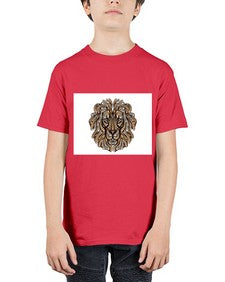 ethnic lion 430# - mandala - Youth Tee Unisex