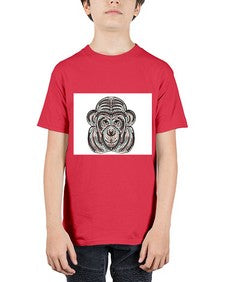 ethnic monkey 431# - mandala - Youth Tee Unisex