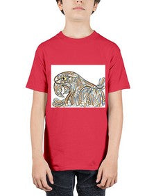 ethnic parrot 435# - mandala - Youth Tee Unisex