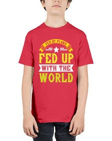 fed by plans fed up with the world 168# - vegan - Youth Tee Unisex