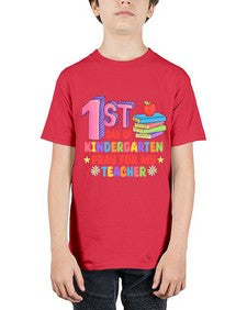 first day of Kindergarten Pray 106# - kindergarten - Youth Tee Unisex