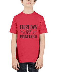 first day of preschool 109# - first grade - Youth Tee Unisex