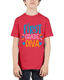 first grade divaaa 130# - first grade - Youth Tee Unisex