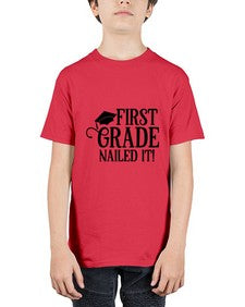 first grade nailed it 151# - first grade - Youth Tee Unisex