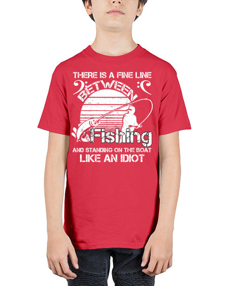 fishing 31# - shark-fish - Youth Tee Unisex