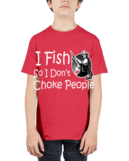 fishing 34# - shark-fish - Youth Tee Unisex
