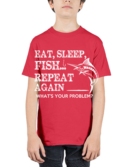 fishing 36# - shark-fish - Youth Tee Unisex