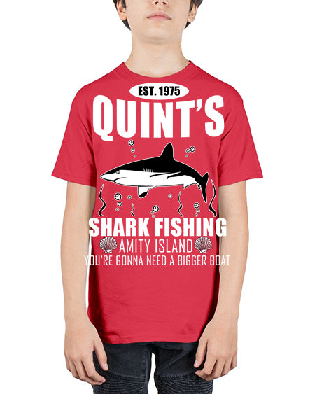 fishing 40# - shark-fish - Youth Tee Unisex