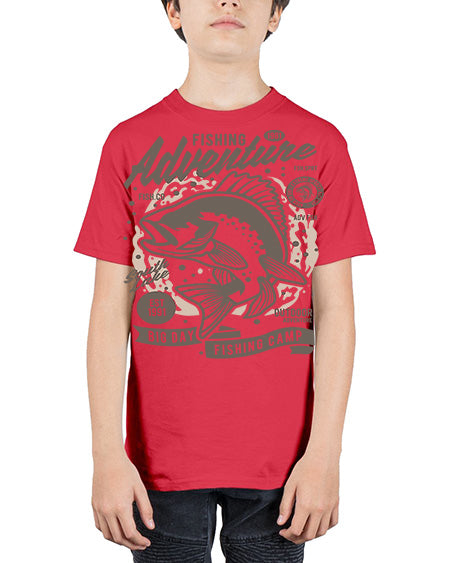 fishing adventure 51# - shark-fish - Youth Tee Unisex