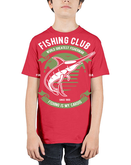 fishing club 50# - shark-fish - Youth Tee Unisex