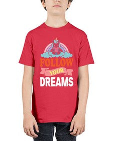 follow your dreams 137# - unicorn - Youth Tee Unisex