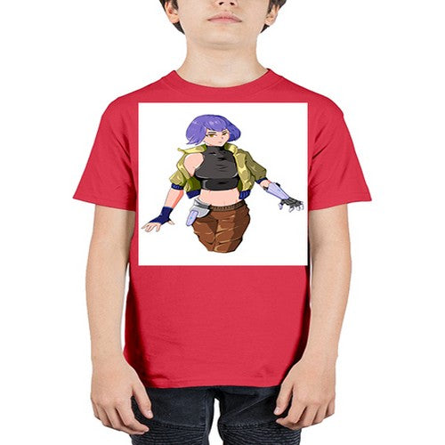 girl with gauntlet169# - anime - Youth Tee Unisex