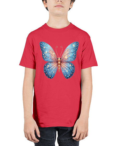glitter butterfly 10# - butterfly - Youth Tee Unisex