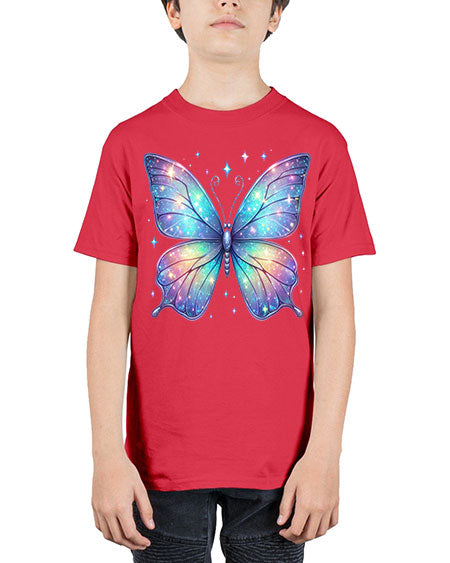 glitter butterfly 14# - butterfly - Youth Tee Unisex