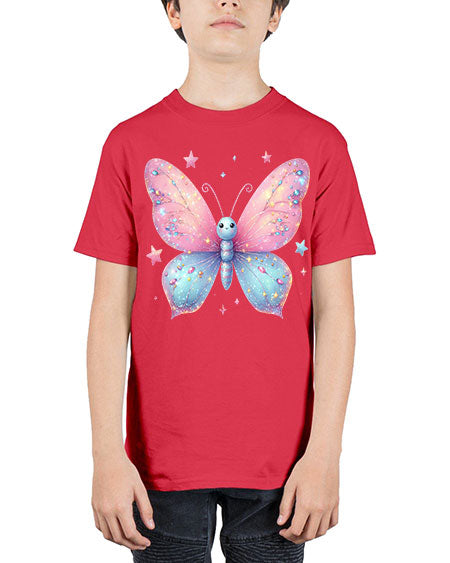 glitter butterfly 18# - butterfly - Youth Tee Unisex